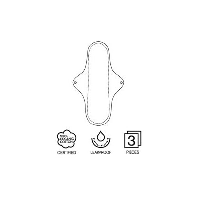 Serviettes hygiéniques - lot de 3 - ImseVimse