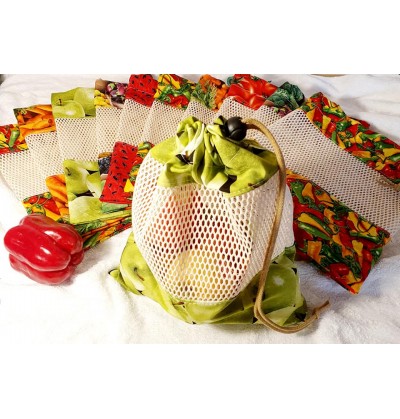 Wiederverwertbare Taschen - Créations Maline