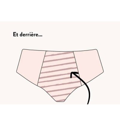 Menstruations Shorty Jugendlicher - Sporty - Sisters Republic