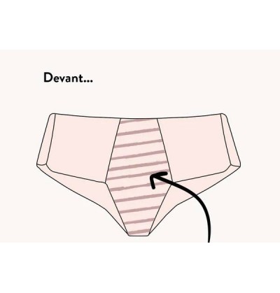 Shorty menstruelle Sporty pour ado - Sisters Republic
