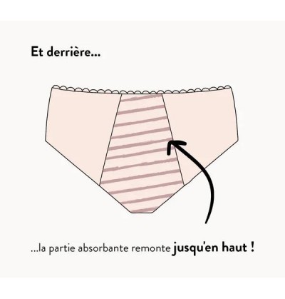 Shorty menstruelle pour ado "Tattoo"- Sisters Republic