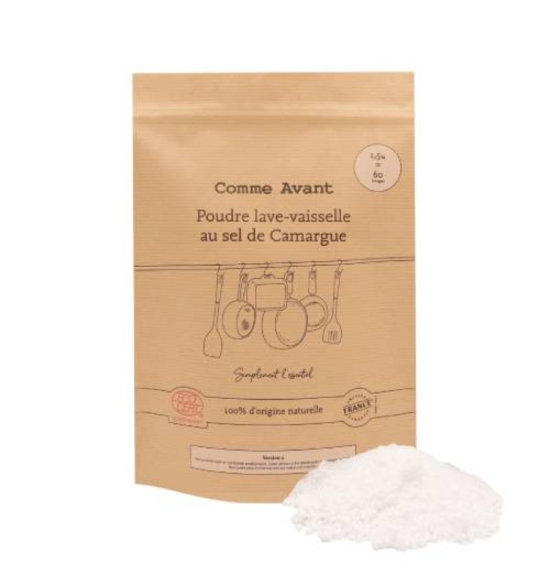 Poudre lave-vaisselle au sel de Camargue