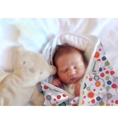 Babydecke mit Griff - Snugglebundl