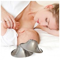 Coupelles allaitement en argent Silverette