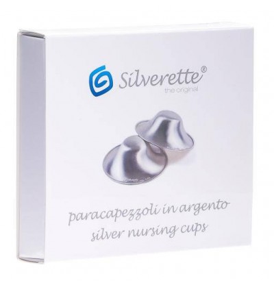 Coupelles allaitement en argent Silverette