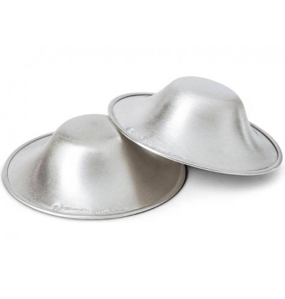Coupelles allaitement en argent Silverette