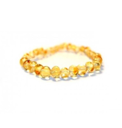 Bracelet d'ambre - champagne