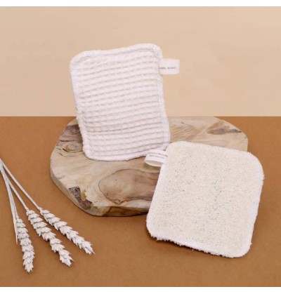 Eponge lavable en loofah - Comme Avant