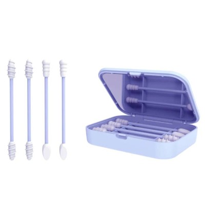 Wattestäbchen-Set aus Silikon - waschbar und wiederverwendbar