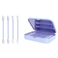 Wattestäbchen-Set aus Silikon - waschbar und wiederverwendbar