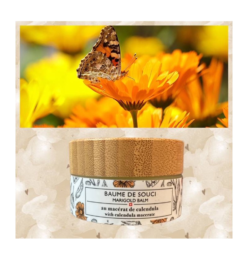 Baume de souci - S&C Cosmétiques Naturels Baume de souci - S&C Cosmétiques Naturels