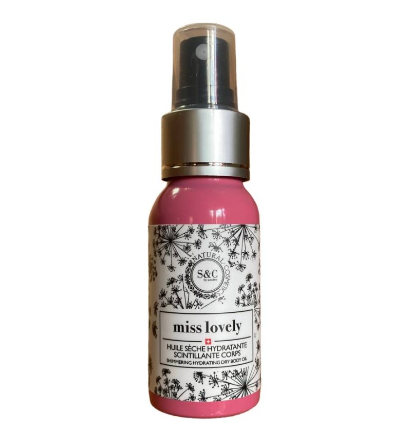 Huile corps sèche Scintillante Miss Lovely -Gamme Ado
