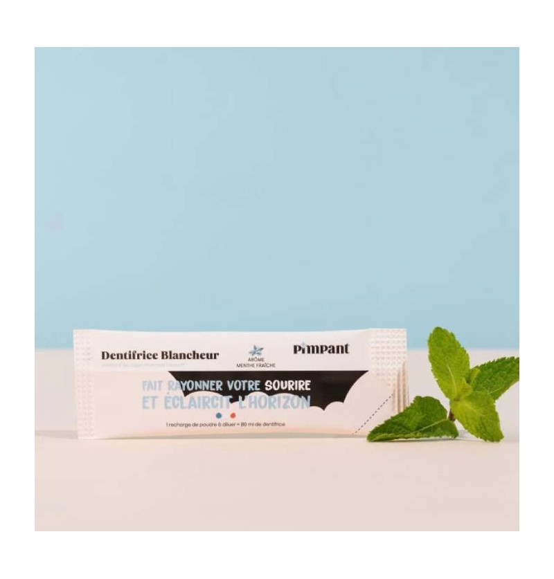 Dentifrice blancheur - recharge - PIMPANT