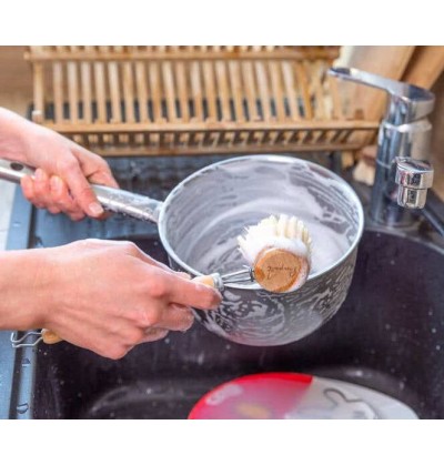 Brosse vaisselle à tête remplaçable