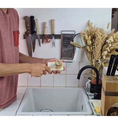 Brosse vaisselle à tête remplaçable