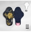 Schmerzhafte Regel: Handtücher + entlastende Pads warm/kalt