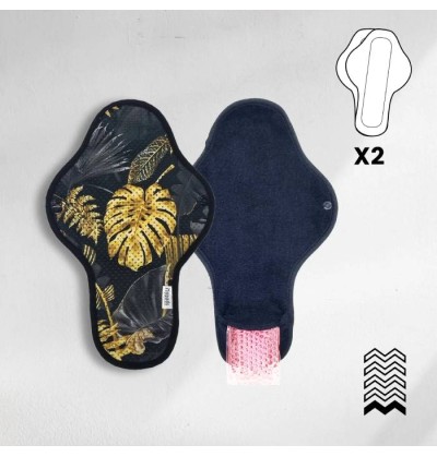 Serviettes lavables + pads soulageant chaud/froid
