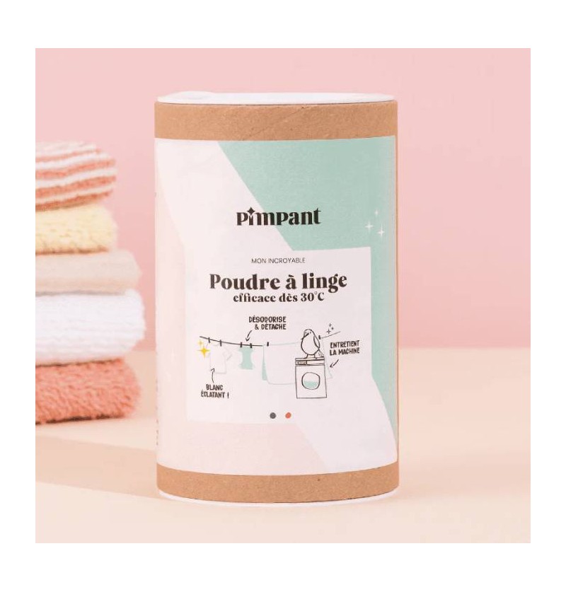 Poudre à linge blanchissante