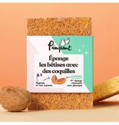 Eponges grattantes 100% recyclable - lot de 2 - Pimpant