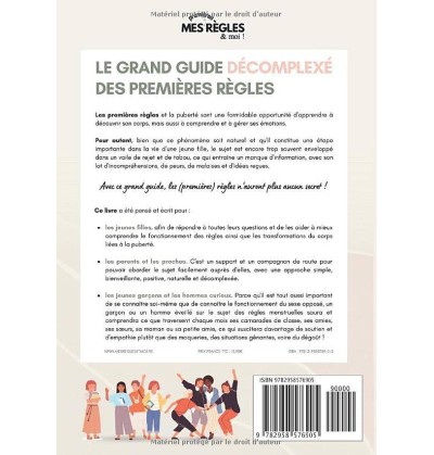 Livre "Mes Premières Règles : Le Grand Guide Décomplexé et Bienveillant"
