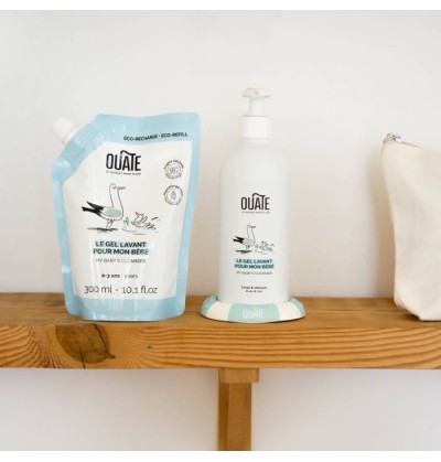 Gel lavant pour bébé (rechargeable) - Ouate