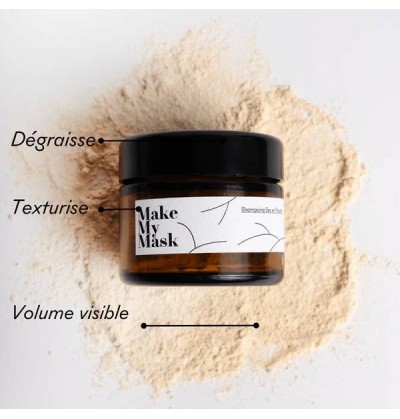 Shampoing sec naturel - MakeMyMask