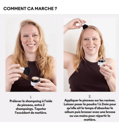 Shampoing sec naturel - MakeMyMask