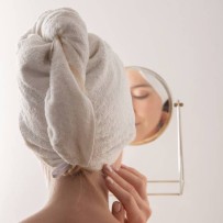 Serviette à cheveux - Eponge de bambou