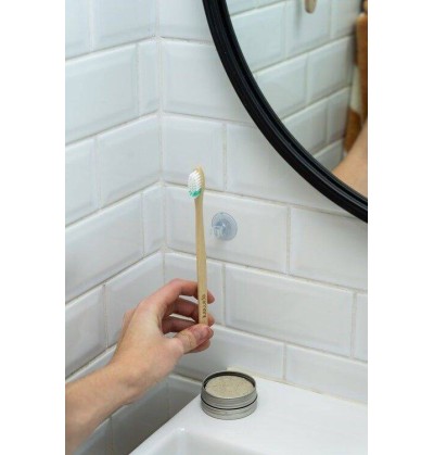Porte brosse à dents ventouse & Clips - Apimani