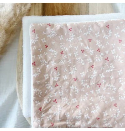 Mini serviette visage en éponge bambou - Les cotons de Romane