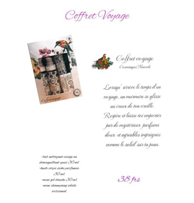 Coffret "Voyage" - S&C cométiques naturels