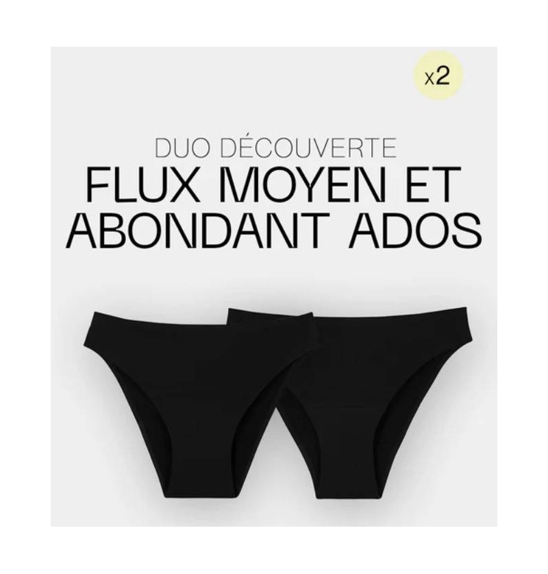 Pack découverte pour Ado - Flux moyen et abondant