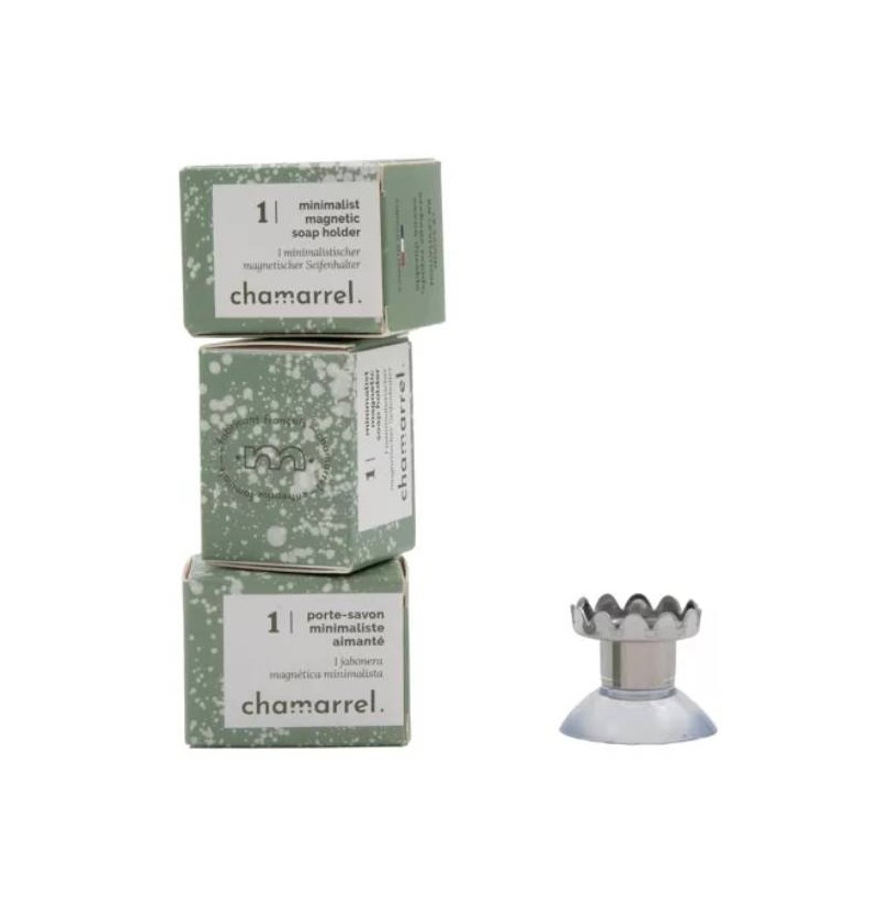 Porte-savon ventouse aimanté