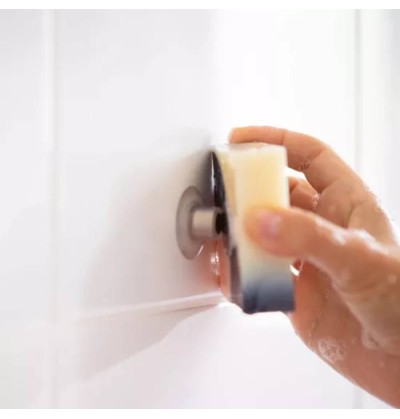 Porte-savon ventouse aimanté