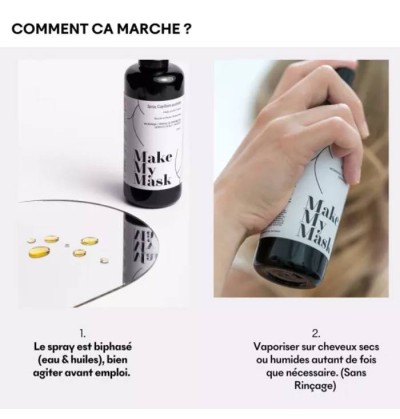 Spray Capillaire Quotidien - MakeMyMask