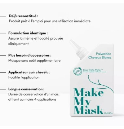 Masques Prévention Cheveux Blancs - MakeMyMask