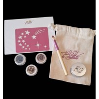 Kit tatouage avec pochoir et paillettes - SiSi la Paillette