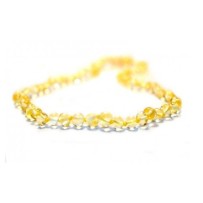 Bernsteinkette - champagne