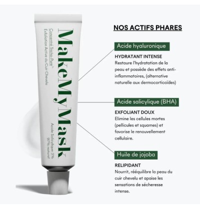 Concentré Anti-PSO cuir chevelu Tricho-Pure - MakeMyMask