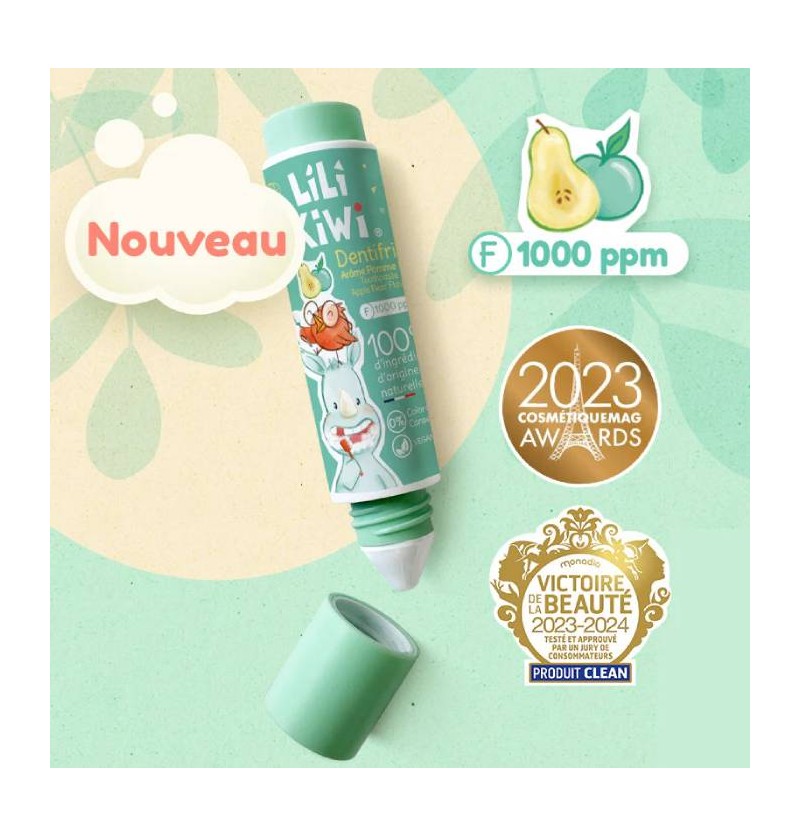 Dentifrice Fluoré 100% naturel (rechargeable) - LiliKiwi Dentifrice Fluoré 100% naturel (rechargeable) - LiliKiwi