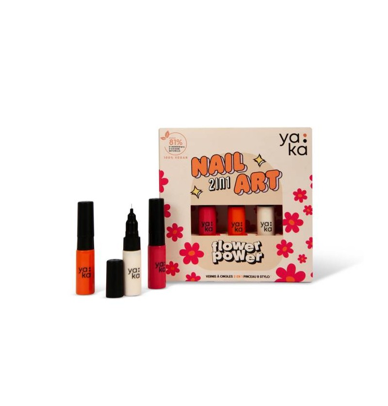 Coffret vernis à ongles 2en1 - YAKA Coffret vernis à ongles 2en1 - YAKA