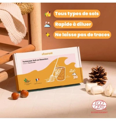 Nettoyant sol en dosettes (x20) - Pimpant