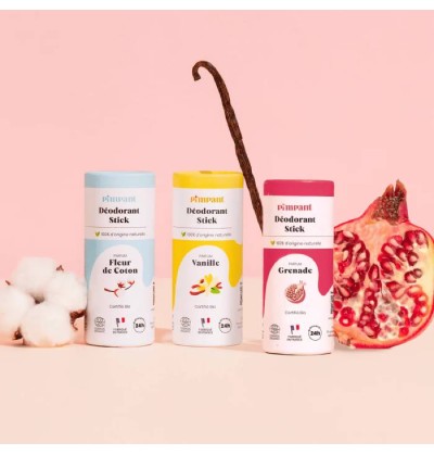 Festes Deodorant 100% naturel & bio - Pimpant