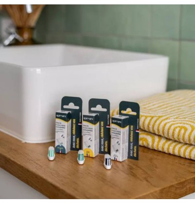 Brosse à dents en bois rechargeable - Apimani