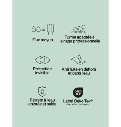 Smoon Lingerie - Culotte menstruelle Séléné - culotte menstruelle Suisse