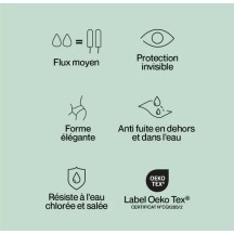 Smoon Lingerie - Culotte menstruelle Séléné - culotte menstruelle Suisse
