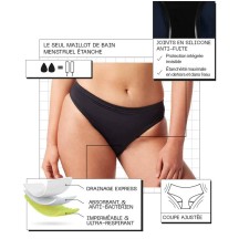 Smoon Lingerie - Culotte menstruelle Séléné - culotte menstruelle Suisse