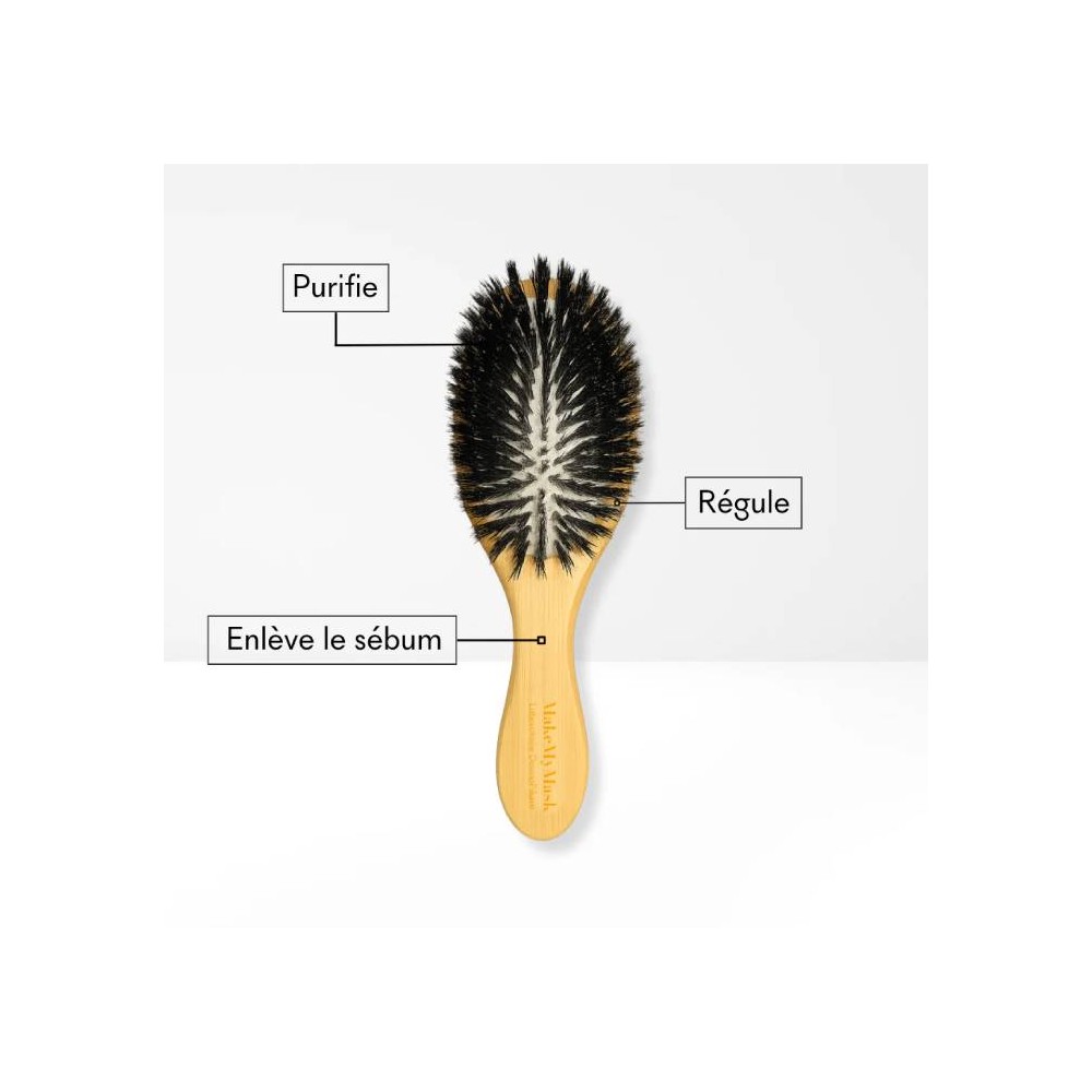 Detox-Bürste für fettiges Haar - MakeMyMask Detox-Bürste für fettiges Haar - MakeMyMask
