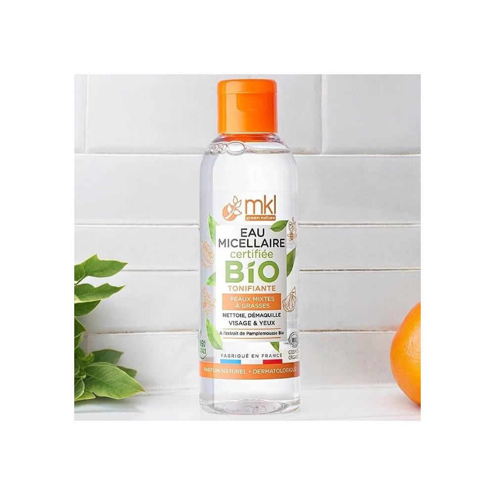 Eau micellaire BIO - Tonifiante - Peaux mixtes à grasses