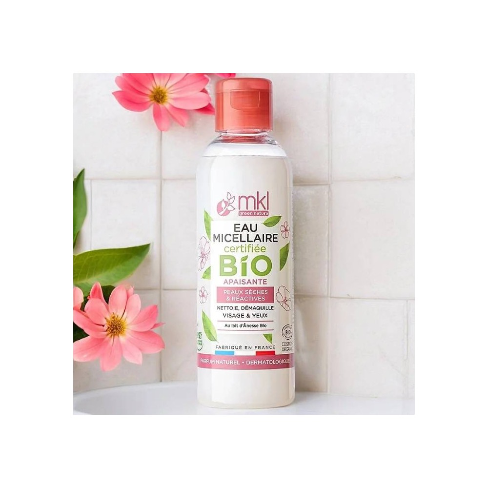 Eau micellaire BIO - Apaisante - Peaux sèches et sensibles